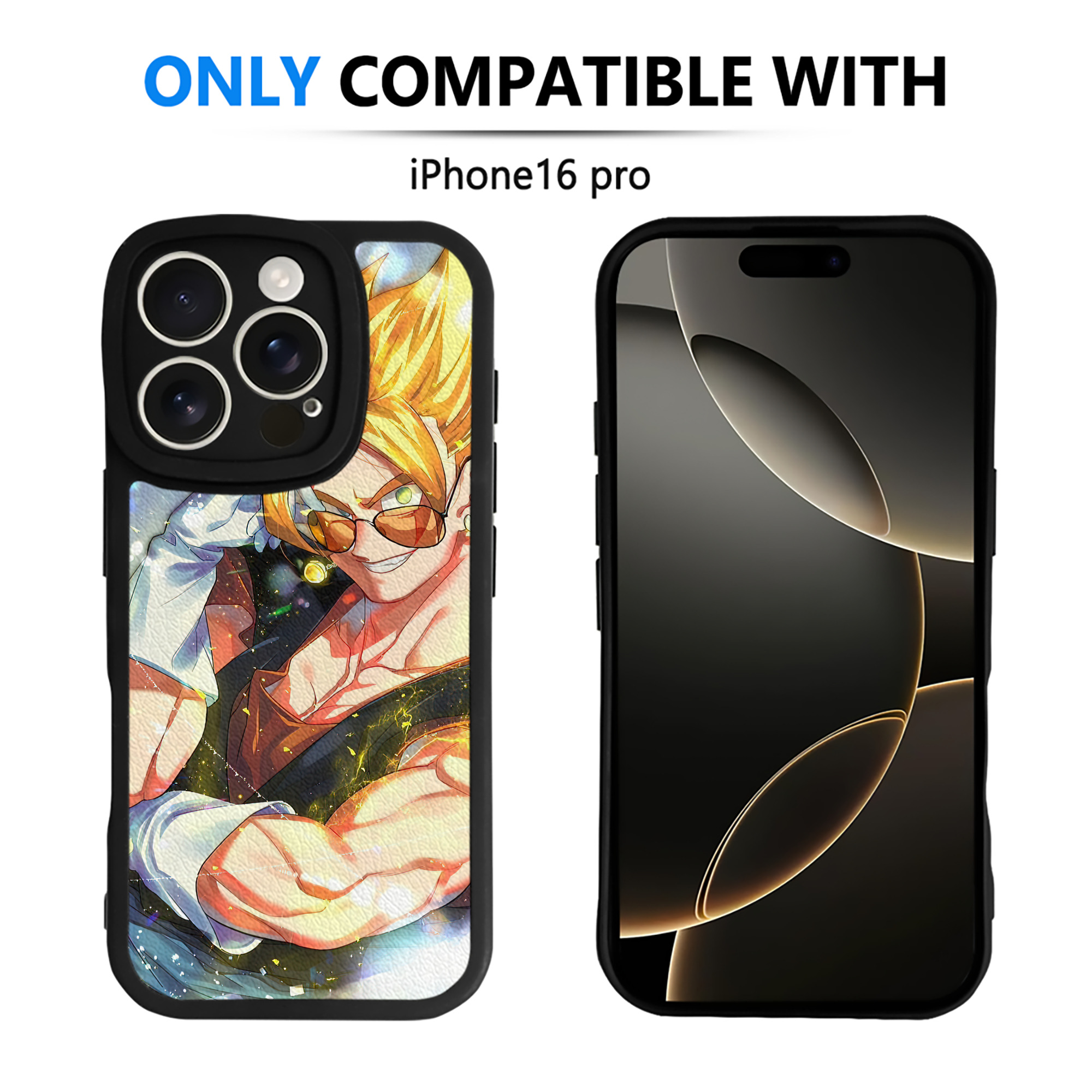 （画像用） ドラゴンボール DRAGON BALL 【iPhone 16シリーズ対応】シリコンスマホケース（レザー調） 材質：シリコン